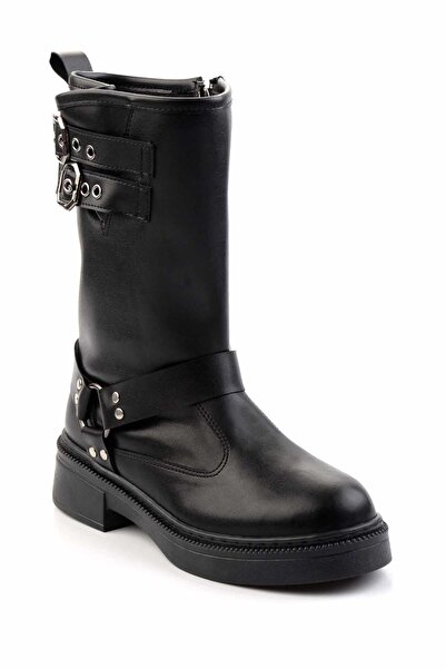 Bambi Siyah Kadın Bot & Bootie K02643084009