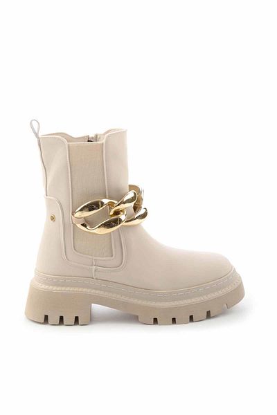 Bambi Matte Beige Women's Boots & Booties02538036709