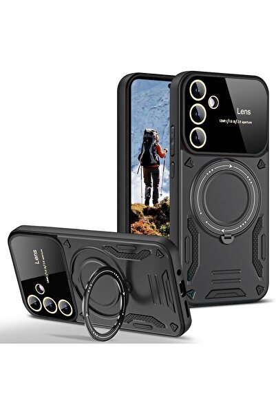 Kipgsm Samsung Galaxy A14 İçin Kılıf Kamera Lens Koruyuculu Magsafe Destekli ...
