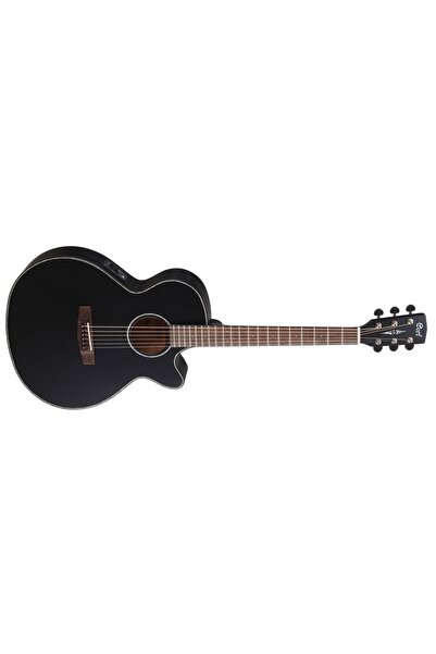 CORT SFX-ME BKS Elektro Akustik Gitar Black Satin - Mat Siyah