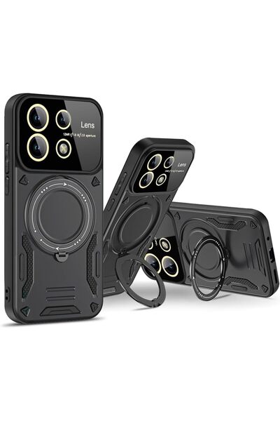 Kipgsm Redmi Note 13 Pro 5G Kılıf Kamera Lens Koruyuculu Magsafe Destekli 360...