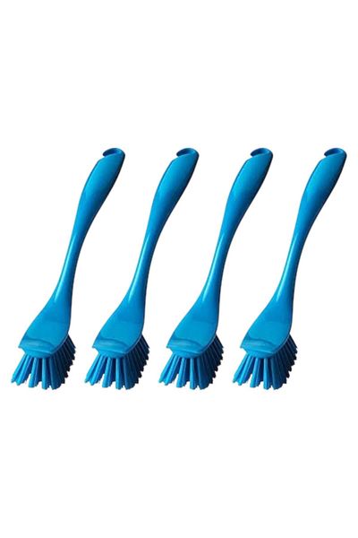 IKEA IKEA Blue Dishwashing Brush with Scraper Edge - Set of 4