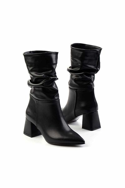 Bambi Μαύρα Γυναικεία Μποτάκια - K02992152009 Model Bootie