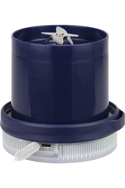 sonashi SPB-194 خلاط محمول قابل لإعادة الشحن، وعاء خالٍ من مادة BPA، سعة 350 مل، شحن USB، 40 وات، أزرق.