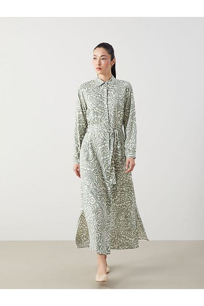 LC Waikiki Patterned Women's Shirt Dress