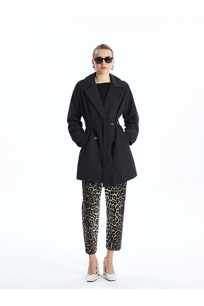 LC Waikiki Jacket Collar Women's Trench Coat