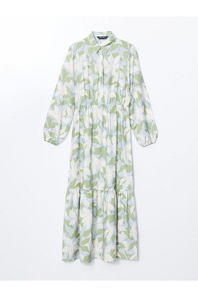 LC Waikiki LCW Cămașă Guler Model Rochie Femei Moda