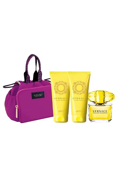 Versace Versace Yellow Diamond 4 Piece Gift Set - New Eau De Toilette Spray 3 oz