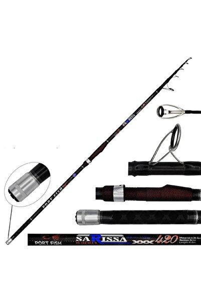 Genel Markalar Surf Kamışı Portfish Sarissa Surf Carbon Fuji Halka 420 Cm