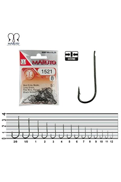 Genel Markalar 1521 Bn Siyah Nikel Olta İğnesi No:5