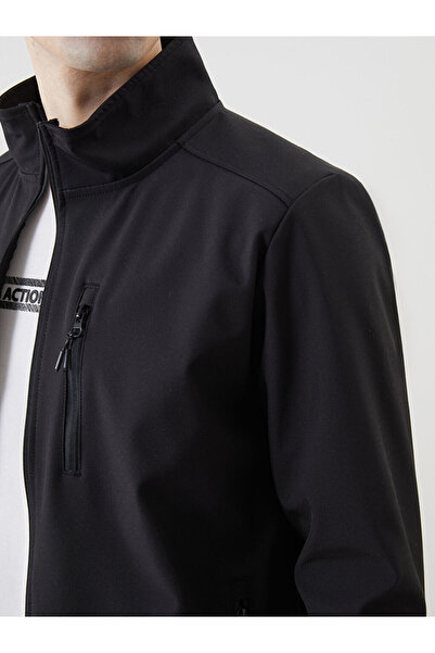 LC Waikiki Ανδρικό παλτό LCWAIKIKI Classic Standard Mold Stand γιακά