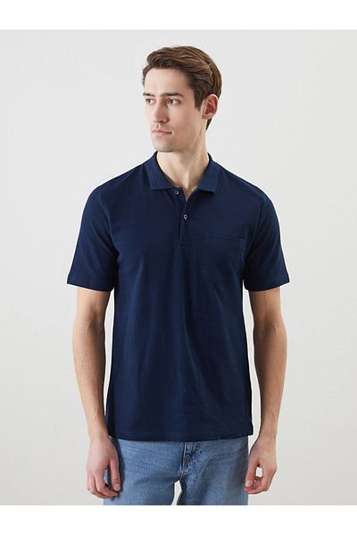 LC Waikiki Ανδρικό μπλουζάκι LCWAIKIKI Classic Polo γιακά με κοντό μανίκι Pique