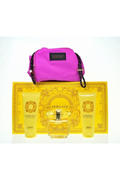 Versace Versace Yellow Diamond 4 Piece Gift Set - New Eau De Toilette Spray 3 oz
