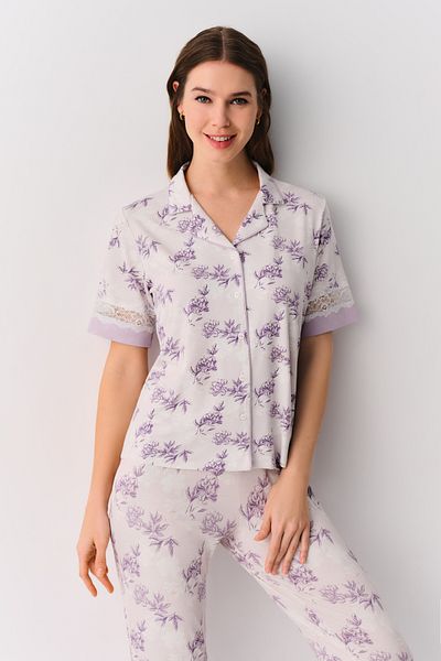 SUWEN Lenora Masculine Pajama Set