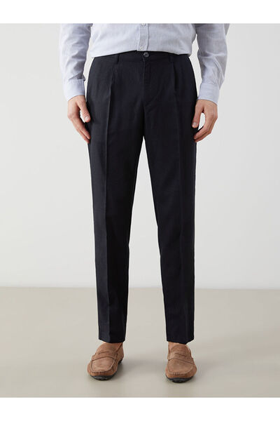 LC Waikiki Standard Pattern Linen Blended Men's Trousers