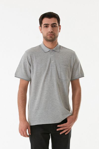 Fulla Moda Μπλουζάκι με γιακά πόλο με τσέπες