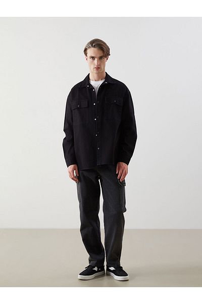 LC Waikiki Xside Comfortable Fit Gabardine Men's Shirt Jacket