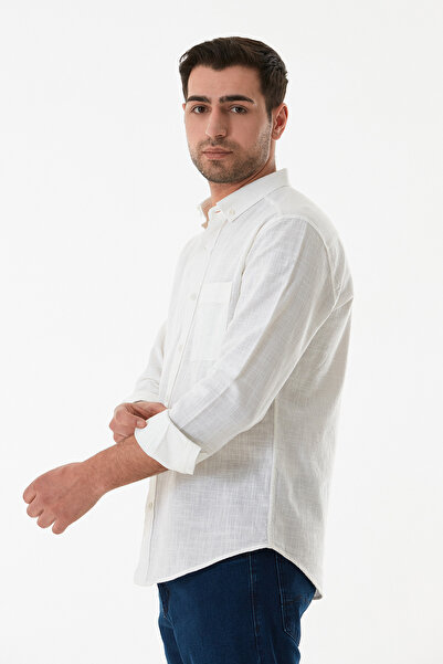 Fulla Moda Βασικό πουκάμισο με μία τσέπη