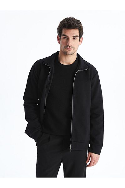 LC Waikiki LCW Vision Stehkragen Langarm Herren Sweatshirt mit Reißverschluss