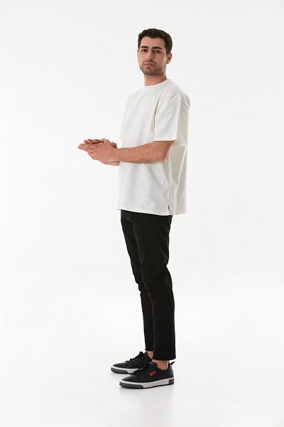 Fulla Moda Basic Crew Neck Oversize T-Shirt