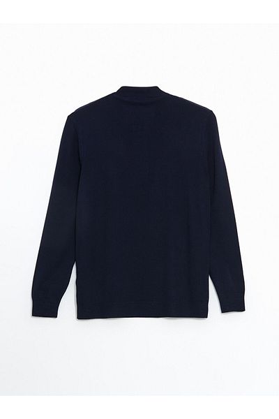 LC Waikiki SOUTHBLUE Herren-Strickpullover mit Polokragen