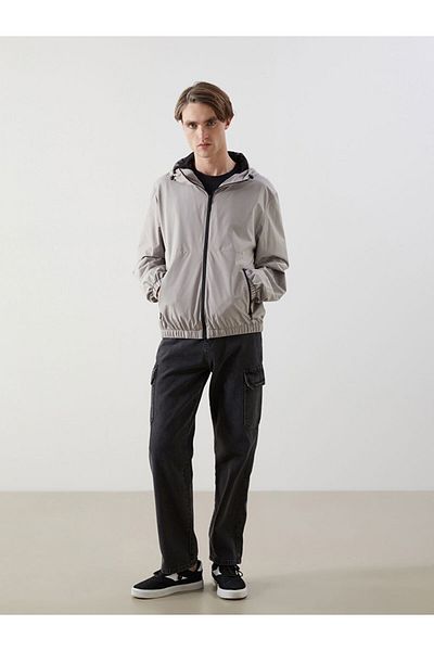 LC Waikiki New Season Standard Fit Hooded Men's Raincoat - S51512Z8