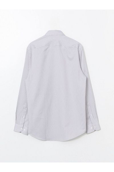 LC Waikiki Ανδρικό πουκάμισο LCWAIKIKI Formal Slim Fit με μακρυμάνικο ριγέ Dobby
