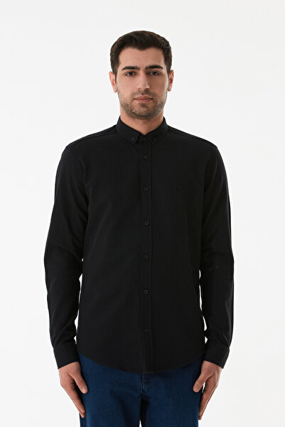 Fulla Moda Basic Çizgili Düğmeli Gömlek