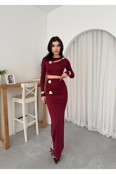 NOSTALJİX Eyesof Rany Flower Detailed Suit