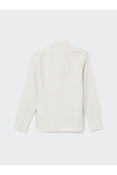 LC Waikiki Slim Fit μακρυμάνικο ανδρικό πουκάμισο Oxford