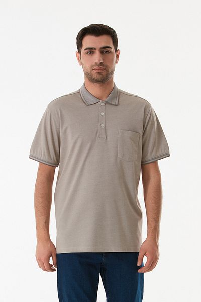 Fulla Moda Μπλουζάκι με γιακά πόλο με τσέπες