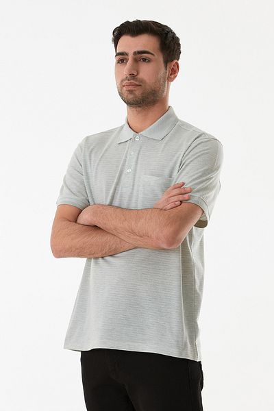Fulla Moda Μπλουζάκι με γιακά πόλο με τσέπες