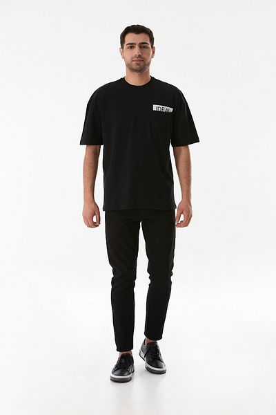 Fulla Moda Ιδανικό εμπριμέ κοντομάνικο μπλουζάκι με λεπτομέρεια τσέπης