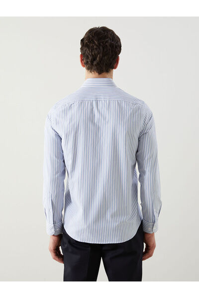 LC Waikiki LCWAIKIKI Formal Slim Fit Uzun Kollu Çizgili Erkek Gömlek