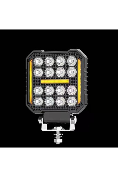C9 Angel Çakarlı Turuncu Metal Beyaz Gündüz Ledi Beyaz Renk Çalışma Lambası 10 Led