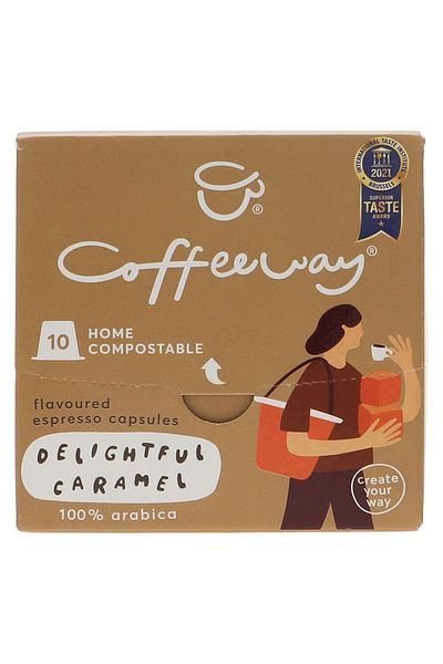 Coffeeway Delightful Caramel Flavored Coffee Pods (10 x 50g)