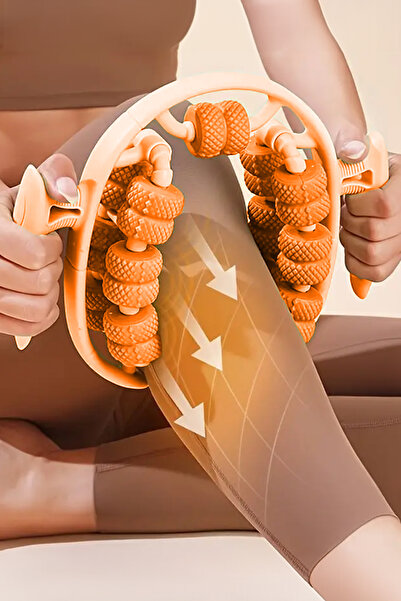 ALFAGİFT Sıkılaştırıcı Selülit Karşıtı Kas Gevşetici Masaj Aleti- 13 Tekerlek...