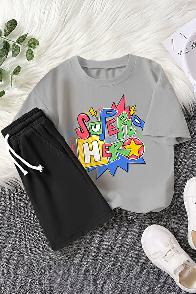 MYADA Set pentru copii din 2 piese cu imprimeu Super Hero premium 22425