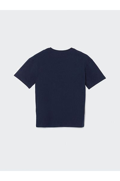LC Waikiki Ανδρικό μπλουζάκι LCW ECO Crew Neck με στάμπα από βαμβακερό χτενισμένο