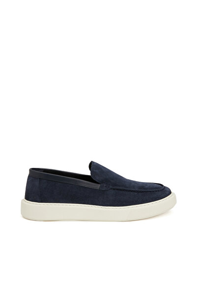 Dıvarese Lacivert Erkek Süet Loafer
