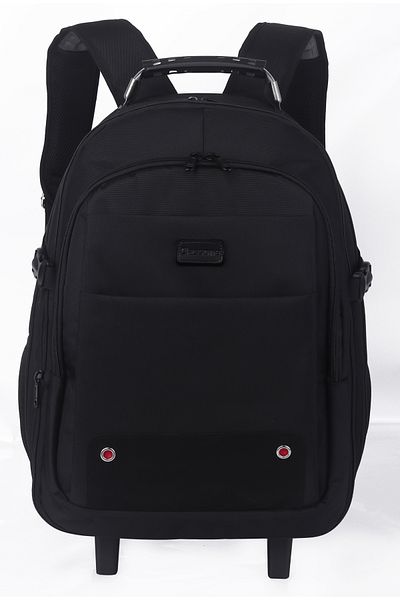 Classone Wheeled Trolley Trol-Vip100 Backpack Laptop Bag Vip Travel Series 17,3, 15,6,14 Compatible, Black