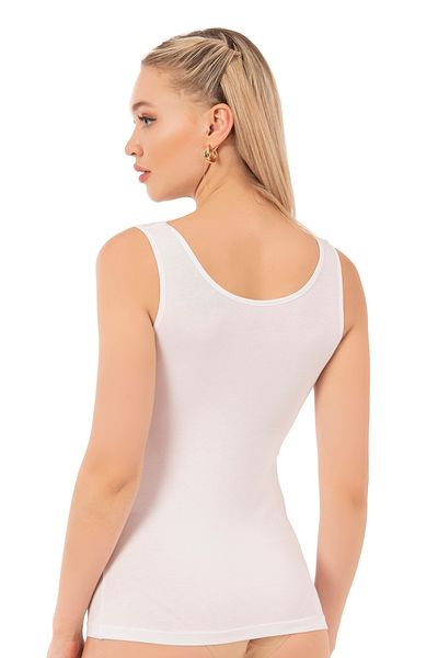 ÖZKAN underwear Özkan 25487 Γυναικείο βαμβακερό μοντάλ εύκαμπτο μαλακό πλεκτό εσώρουχο με χοντρό λουράκι