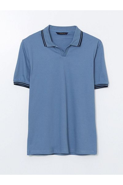 LC Waikiki Tricou pentru bărbați cu mânecă scurtă cu guler polo de sezon nou - S5KO06Z8