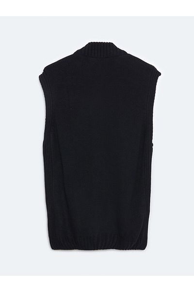 LC Waikiki Standard Mold Stand Collar Men's Knitwear Vest