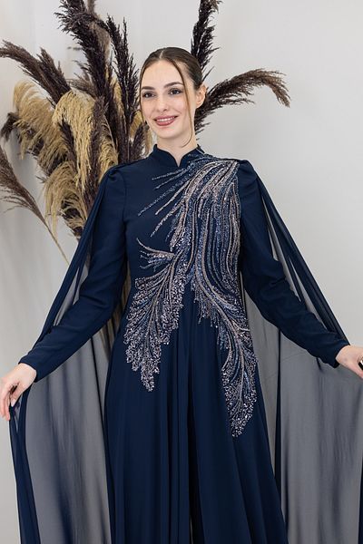 Surikka Elif Jumpsuit with Sleeves and Cape
