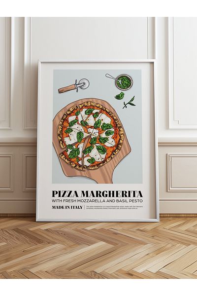 HOMEPACK Pictură cu un singur cadru din lemn Pictură poster dintr-o bucată TK/922