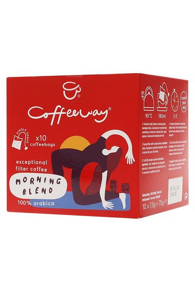 Coffeeway Morning Blend Coffee Bags (10 x 75g)