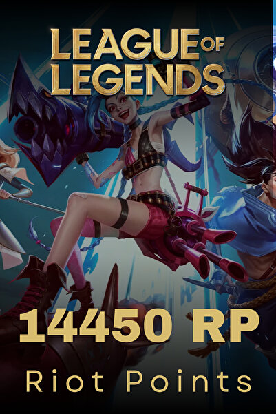 Riot Games League Of Legends 14450 Rp Riot Points