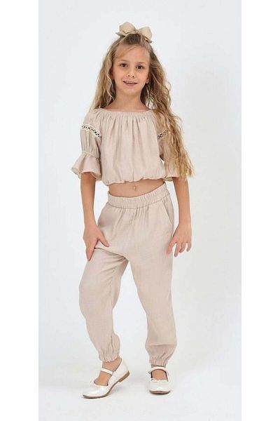 Çikoby Κοριτσίστικη Μπλούζα+ Παντελόνι - CK50456