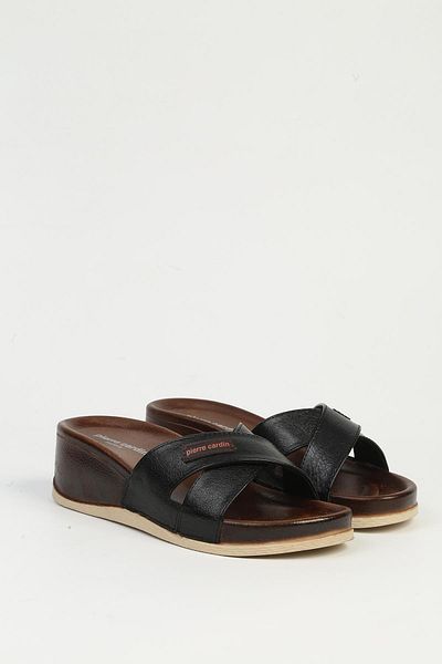 Pierre Cardin ® | Pc-7010-3485 Μαύρο - Γυναικείες Παντόφλες
